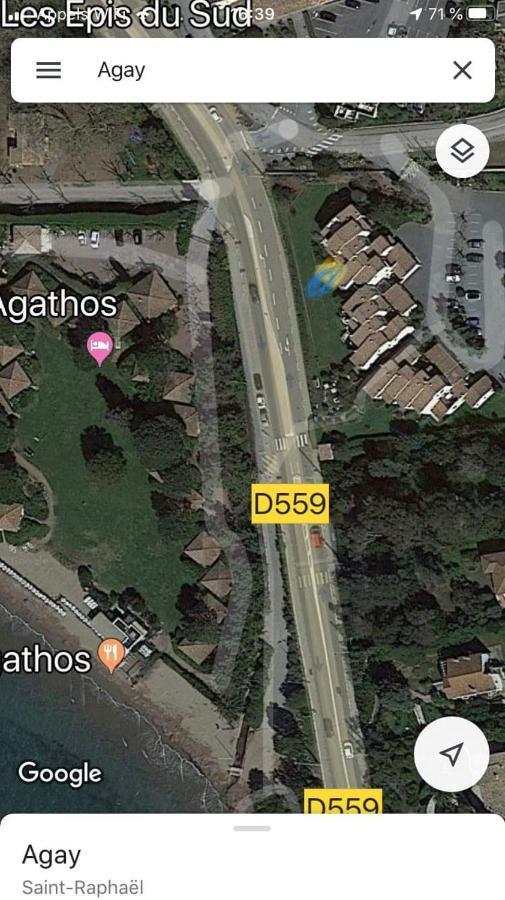 Agay Le Pti Bonheur 60M2 Rez De Jardin, En Bord De Mer Сен-Рафаель Екстер'єр фото